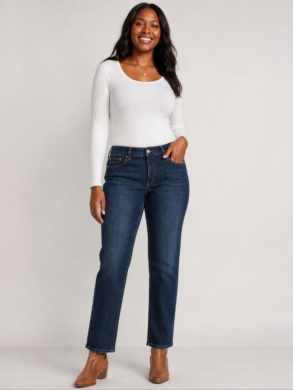 ❤ LEVI'S 414 RELAXED STRAIGHT JEANS, 14 (32)